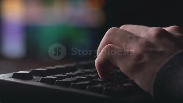 Typing animation background